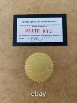 Mort NYC Grand Cadre 16x20 pouces Pop Art Certifié Mike Tyson vs Muhammad Ali Box
