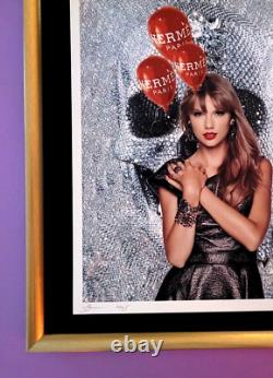 Mort NYC Grand Encadré 16x20 pouces Pop Art Certifié Taylor Swift Hermes Hirst Sku