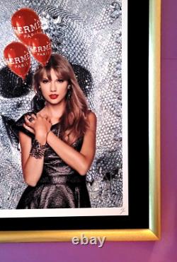 Mort NYC Grand Encadré 16x20 pouces Pop Art Certifié Taylor Swift Hermes Hirst Sku