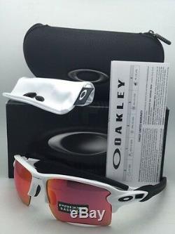 Nouveau Oakley Lunettes De Soleil Flak 2.0 XL Oo9188-03 Cadre Blanc Avec Prizm Lentilles De Base-ball