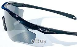 Nouveau Oakley M2 Polarise Noir Cadre Iridium XL Baseball Tennis Sunglass 9343-09