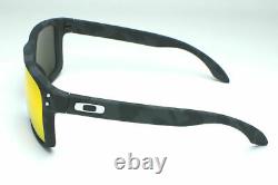 Oakley Holbrook Oo9102-e955 Black Camo Frame / Prizm Ruby Lentilles