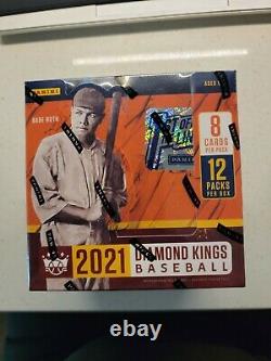 Panini 2021 Diamond Kings Baseball Trading Cards Hobby Box Tout D'abord Hors De La Ligne
