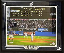 Photo de baseball encadrée de 16X20 pouces autographiée par Mariano Rivera (Steiner)