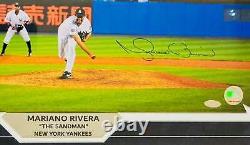 Photo de baseball encadrée de 16X20 pouces autographiée par Mariano Rivera (Steiner)