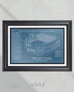 Plan de construction du stade de baseball Truist Park des Atlanta Braves