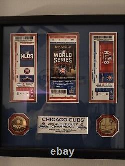 Rare? Limité Série Mondiale 2016 Chicago Cubs Cadre de Collectionneur HM 1 sur 5000