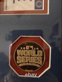 Rare? Limité Série Mondiale 2016 Chicago Cubs Cadre de Collectionneur HM 1 sur 5000