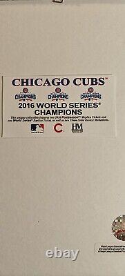 Rare? Limité Série Mondiale 2016 Chicago Cubs Cadre de Collectionneur HM 1 sur 5000