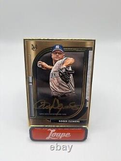 Roger Clemens 2021 Topps Museum Collection Cadre Doré Auto 2/10 New York Yankees