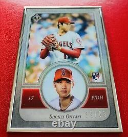 Shohei Ohtani 2018 Topps Transcendent /83 Silver Base Vrai Rookie Card Angels