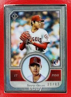 Shohei Ohtani 2018 Topps Transcendent /83 Silver Base Vrai Rookie Card Angels