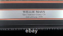 Willie Mays Autographed 16x20 Encadrée Photo Giants The Catch Psa / Adn 162414